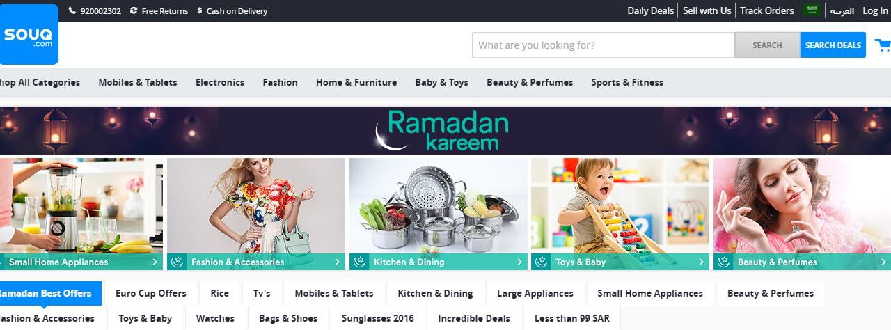 E-commerce in the Middle East to Experience a Significant Surge during Ramadan, says SOUQ.com