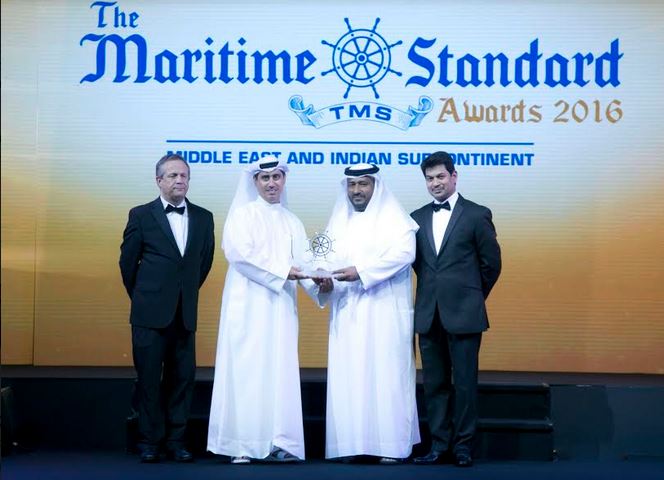 Abu Dhabi Ports scoops three awards at the 2016 Maritime Standard Awards