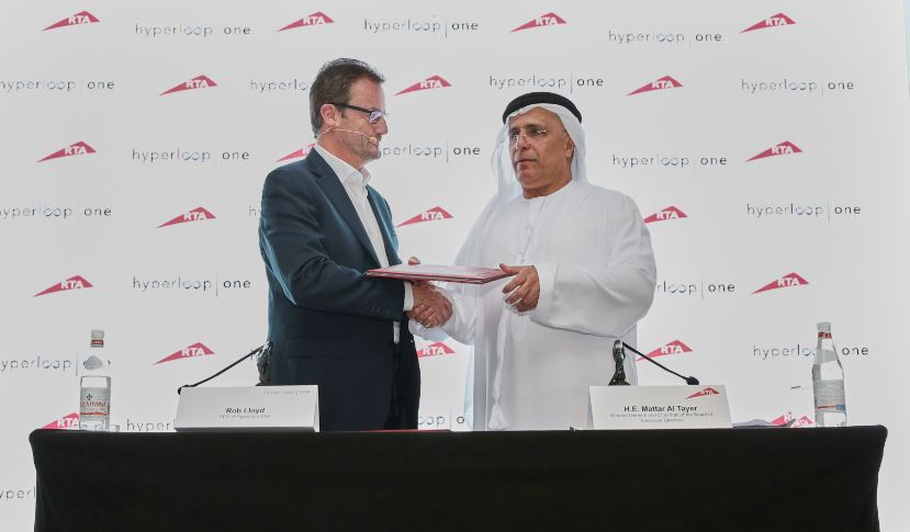 RTA AND HYPERLOOP ONE SIGN AGREEMENT TO START CONNECTING THE EMIRATES