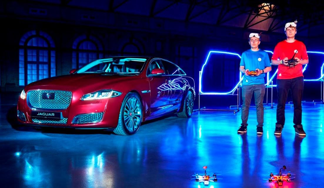 PLAY A GAME OF DRONES WITH THE JAGUAR XJ