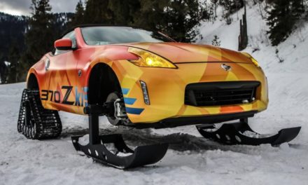 Nissan 370Zki brings new meaning to “winter sports”