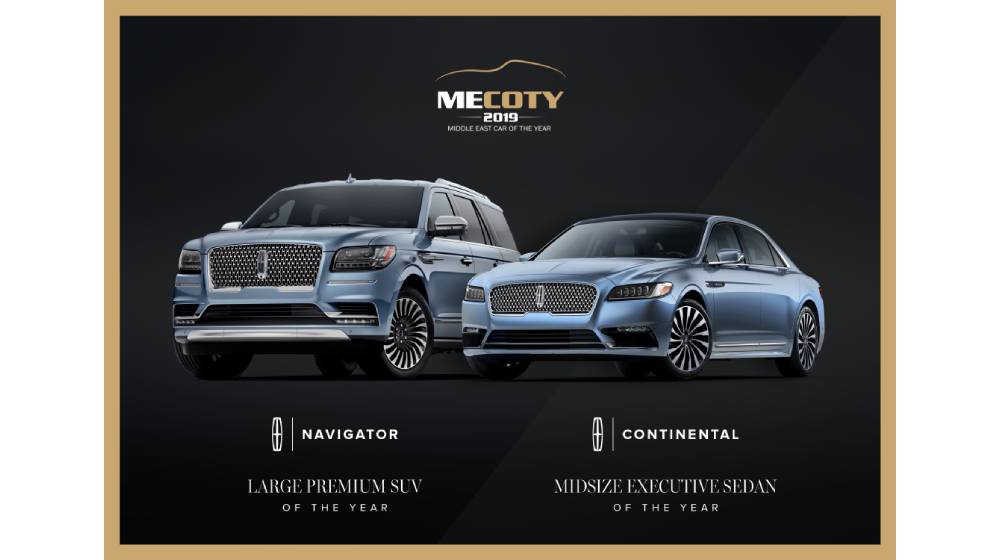 Lincoln Navigator and Continental honored during sixth annual Middle East Car of the Year awards