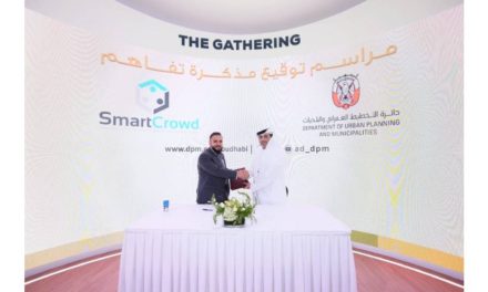 Department of Urban Planning and Municipalities and Smart Crowd Holdings Ltd. sign MOU at Cityscape Abu Dhabi