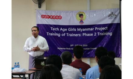 Ooredoo Myanmar Continues to Empower Women by Supporting Tech Age Girls to Attend Phase II of ToT (Training of Trainers)