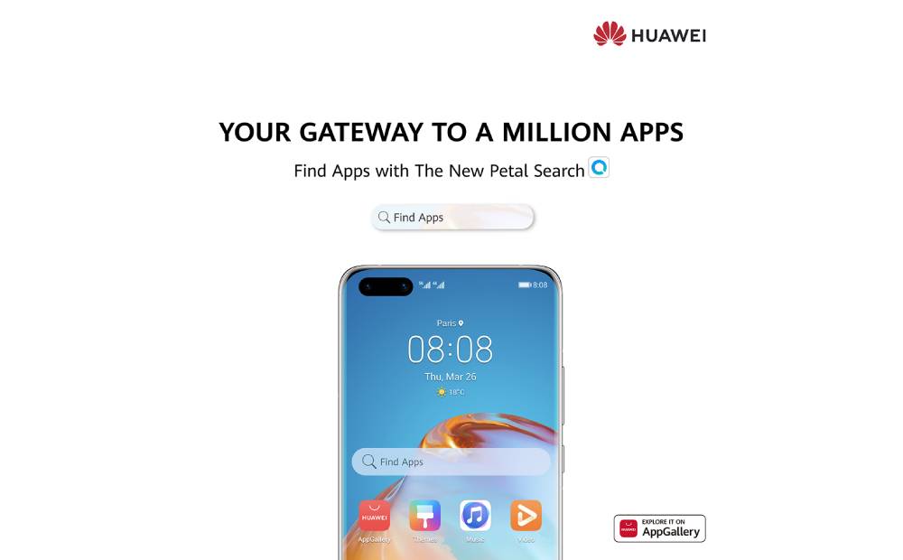 HUAWEI’S PETAL SEARCH WIDGET – FIND APPS IS YOUR GATEWAY TO A MILLION APPS