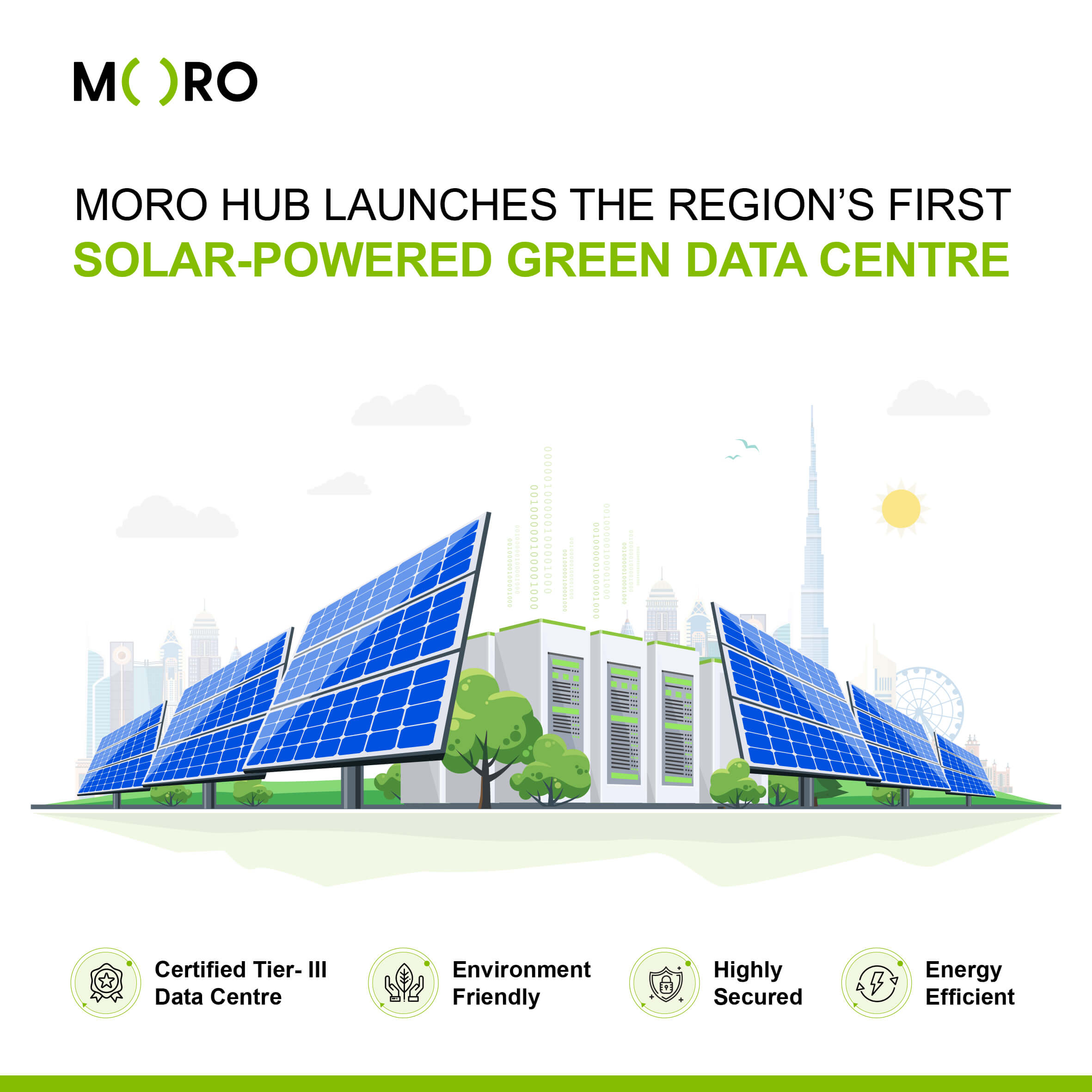 Moro Hub launches the region’s first solar-powered Green Data Centre at WETEX 2020