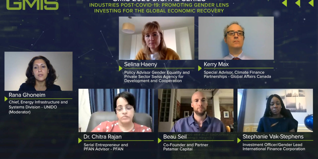 GENDER LENS INVESTING VITAL TO GLOBAL ECONOMIC RECOVERY #GMIS2020