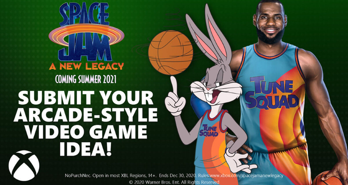LeBron James, Bugs Bunny, and Xbox Invite Fans to Create an Original Space Jam: A New Legacy Arcade-Style Video Game