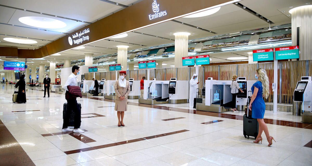 Emirates enhances smart contactless journey with touchless self check-in kiosks