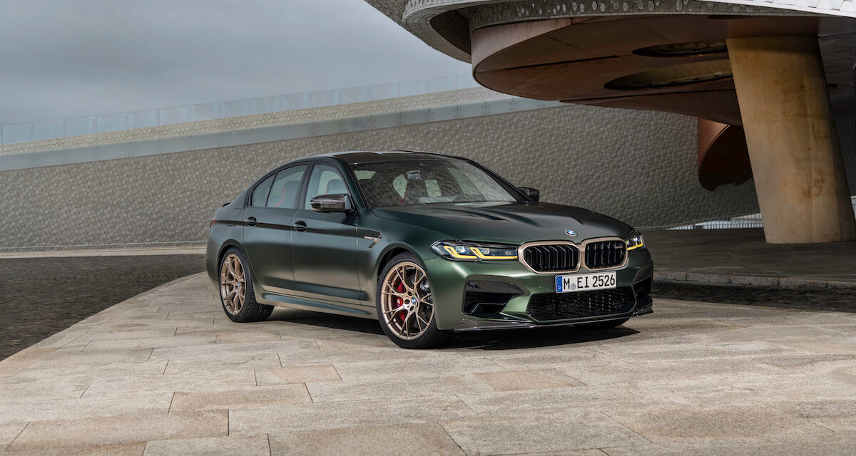 The new BMW M5 CS.