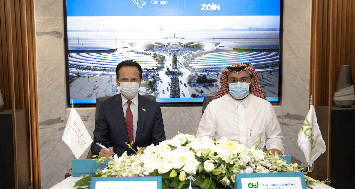 Zain KSA signs exclusive agreement during construction phase with The Red Sea Development Company aiming for nationwide digital