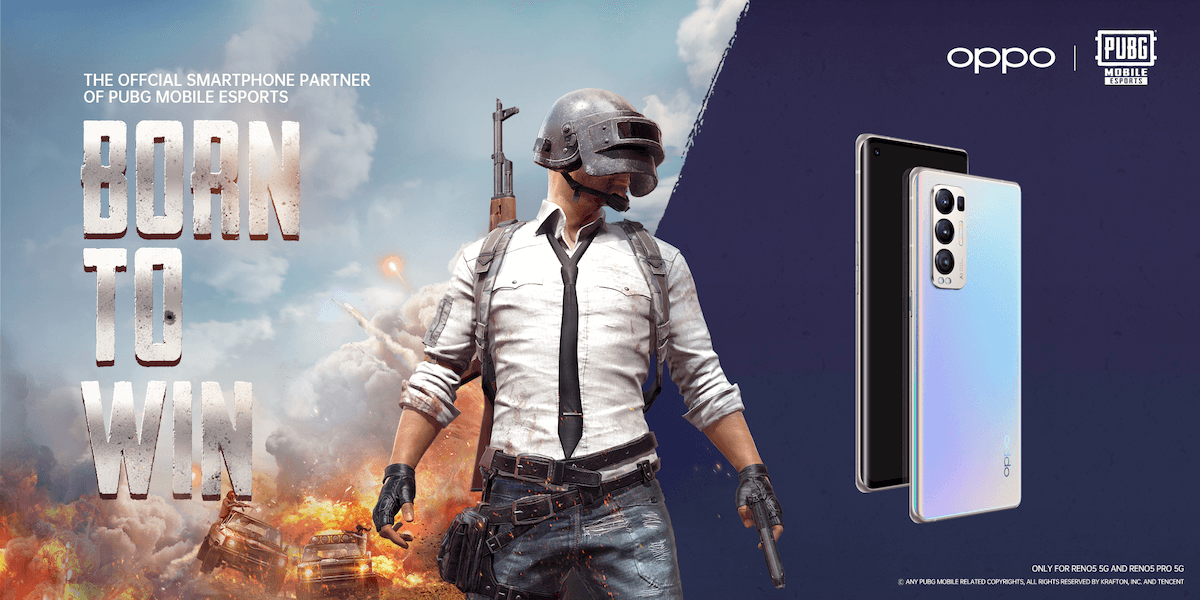 OPPO Reno5 Pro 5G named the official smartphone partner of PUBG MOBILE Esports in the MEA region 2021