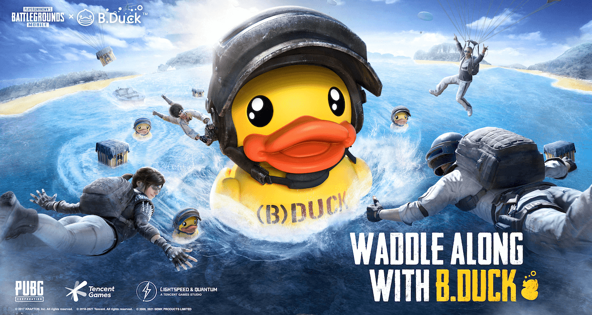 B.DUCK WADDLES INTO PUBG MOBILE FOR UNPRECEDENTED COLLABORATION