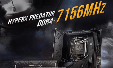 HyperX Sets DDR4 Overclocking World Record at 7156MHz