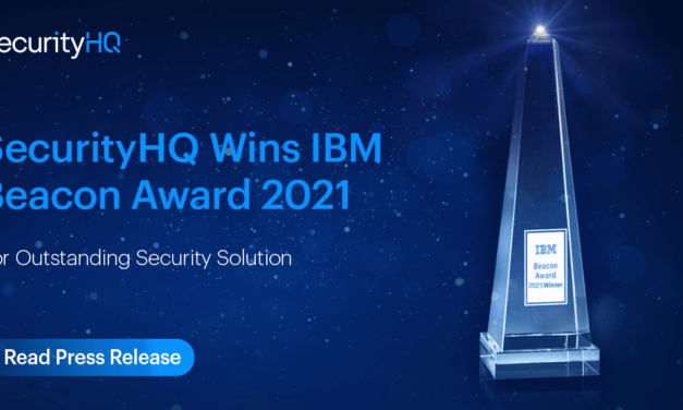 SecurityHQ Wins 2021 IBM Beacon Award for Outstanding Security Solution.