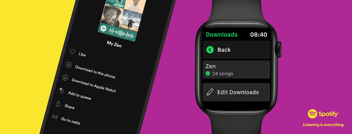 Spotify Introduces Downloads on the Apple Watch for Offline & Phone-Free Listening