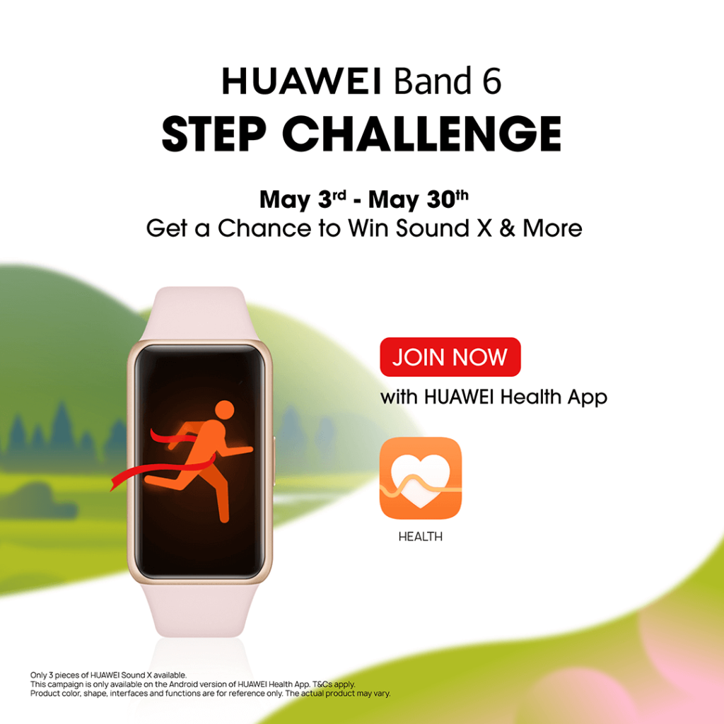 HUAWEI Band 6 Step Challenge