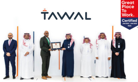 Great Place to Work survey ranks TAWAL as the 13th best company to work for in Saudi Arabia.