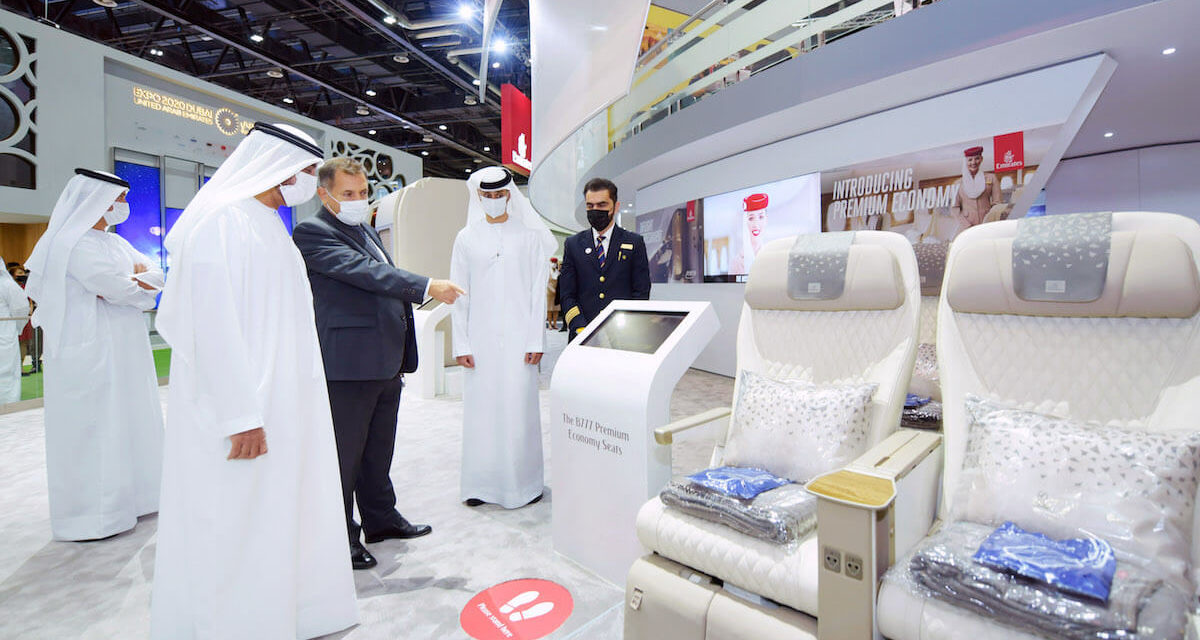 Emirates welcomes His Highness Sheikh Ahmed bin Saeed Al Maktoum to its ATM stand