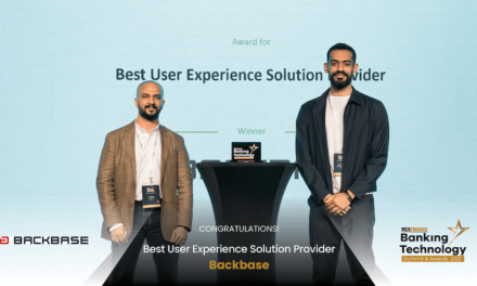 Backbase Middle East awarded the Best User Experience Solution Provider Award