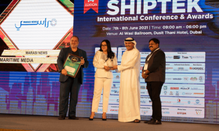 Marasi News retains the title of the “Best Maritime Media” at Shiptek Awards 2021