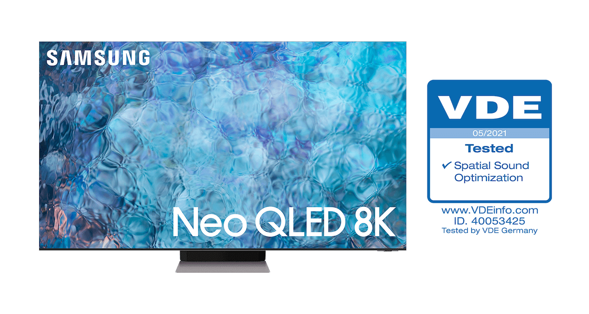 Samsung Neo QLED TVs obtain ‘Spatial Sound Optimization’ certification from VDE