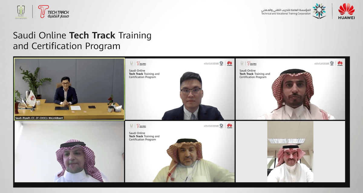 Huawei and TVTC launch Tech Track initiative to train 20,000 Saudi students on advanced information and communications technologies