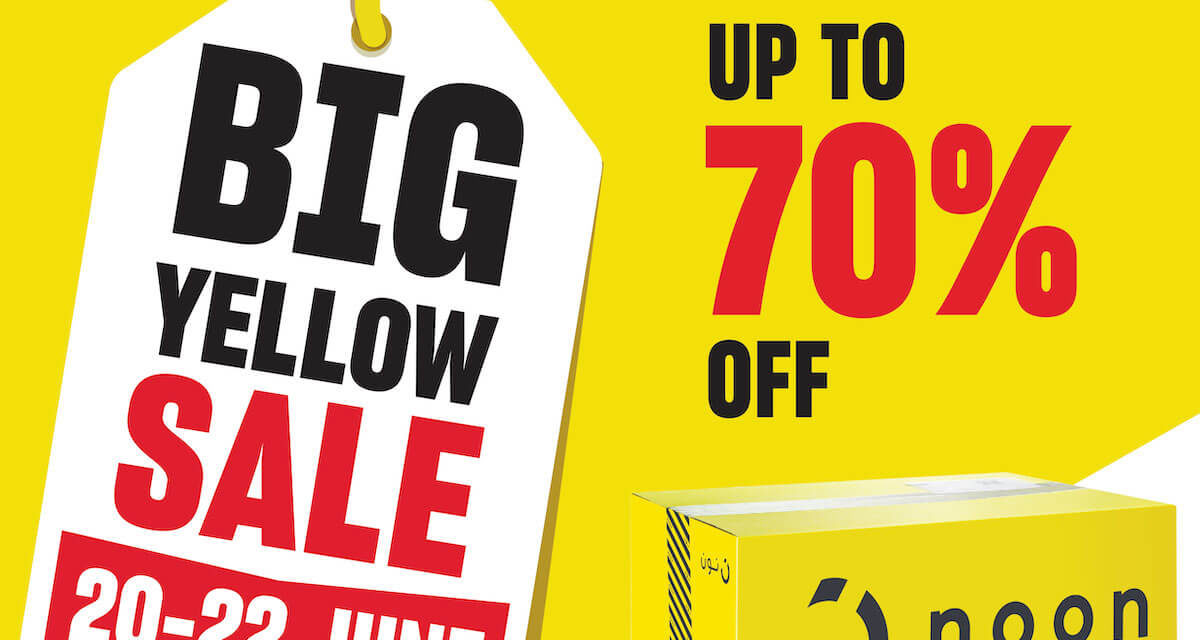 Noon.com announces Big Yellow Sale with up to 70 percent off