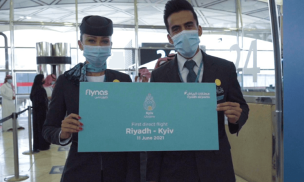 flynas celebrates the debut of its Riyadh-Kiev direct route