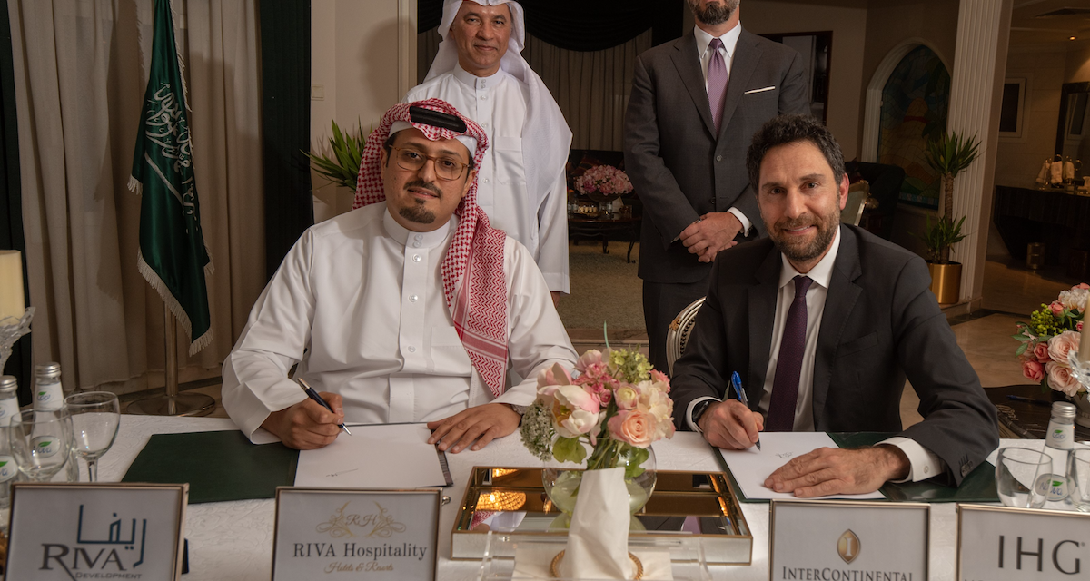 IHG® signs InterContinental Riyadh King Fahed Road – second hotel to be developed under MDA with RIVA Development Company