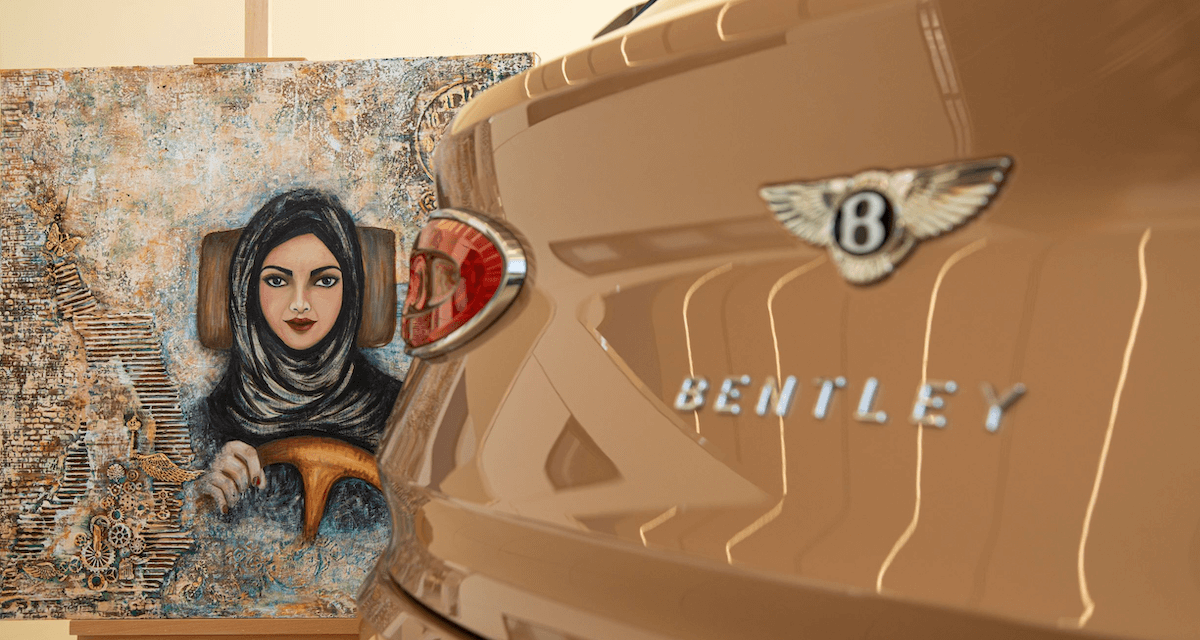 Bentley Saudi Arabia celebrates women’s driving anniversary for the third year by organizing an art exhibition in Bentley’s Riyadh showroom featuring fifteen female Saudi artists