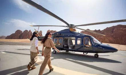 Helicopter tours showcase extraordinarily rich geological heritage of AlUla