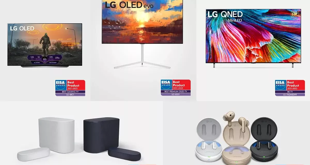 LG OLED Recognized for Decade of TV Innovation at 2021 EISA Awards