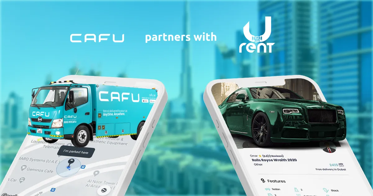 Urent and CAFU collaborate to make UAE car rentals more convenient, and exciting.