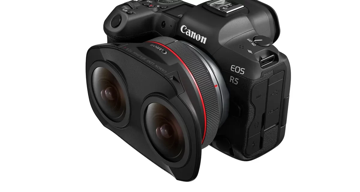 Canon revolutionises 180° VR with its innovative 3D VR system and Canon RF 5.2mm F2.8L DUAL FISHEYE lens