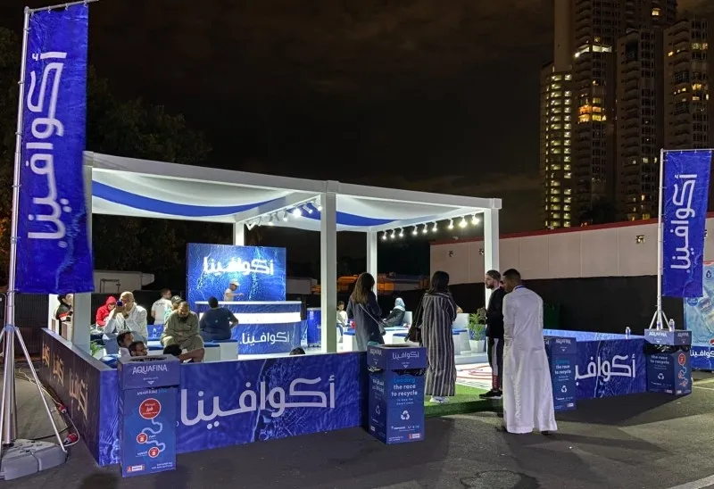 Aquafina raises the awareness of recycling efforts in Saudi Arabia at Formula E 2022 Diriyah