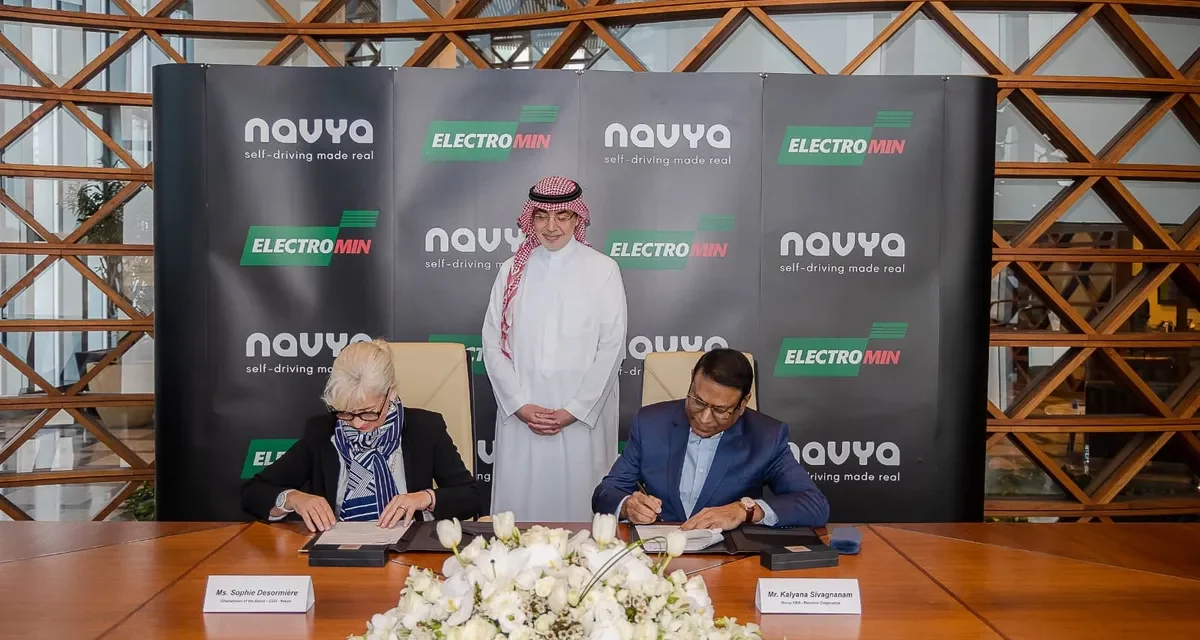 Navya & Electromin signed a MoU for the distribution of Navya’s products and technology in KSA