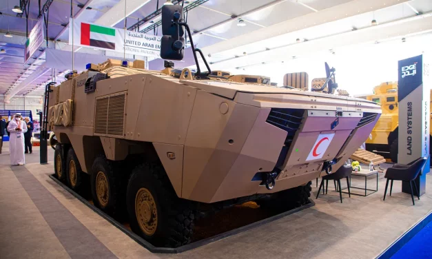 EDGE Introduces a Protected Ambulance Based on Rabdan 8×8 at World Defense Show 2022 #WDS2022