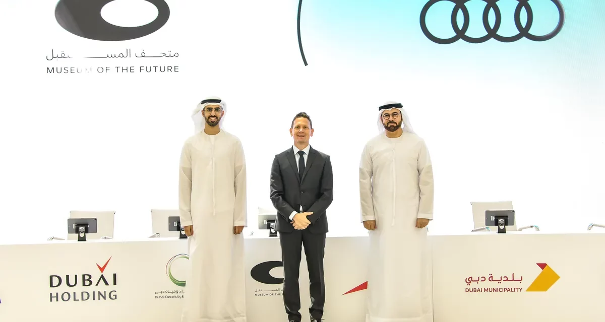 Destination Future. Audi Middle East announced as exclusive automotive partner with Museum of the Future