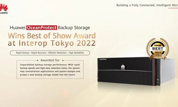 Huawei OceanProtect Backup Storage Wins Best of Show Award at Interop Tokyo 2022