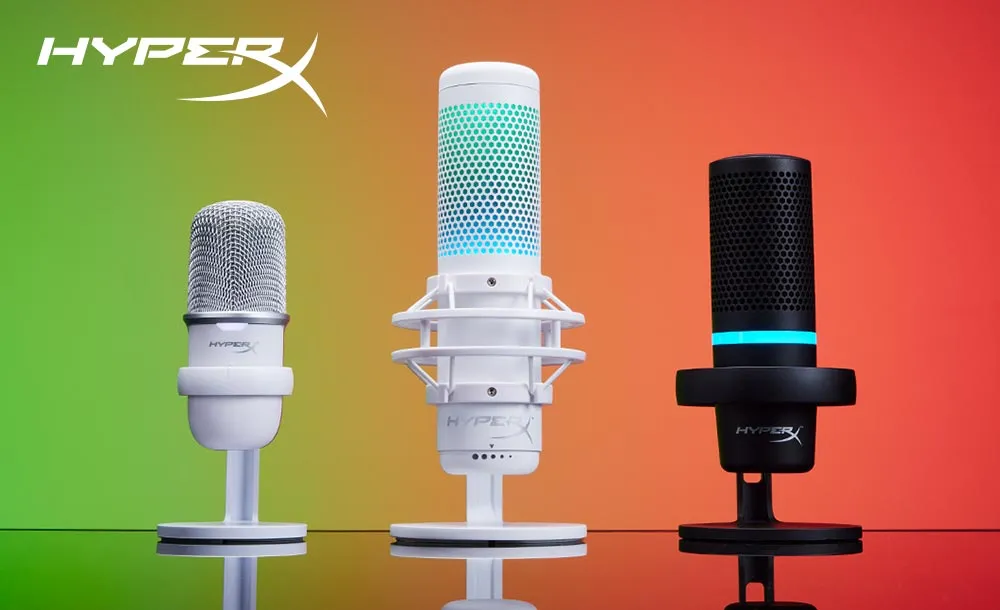 HyperX Announces New DuoCast Microphone and White Colourways for QuadCast S and SoloCast Microphones