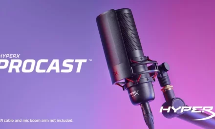 HyperX Announces HyperX ProCast XLR Microphone with Gold-Sputtered Large Diaphragm Condenser for Professional-Grade Recording