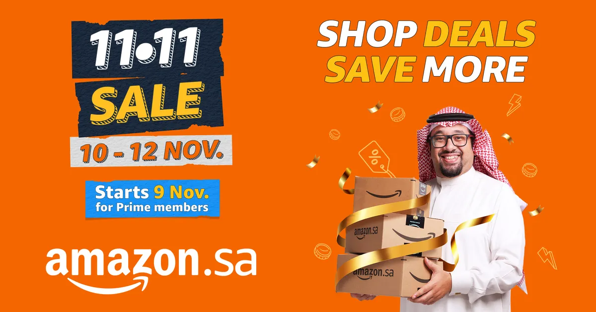 Amazon.sa’s Annual 11.11 Sale Returns from November 10-12th with Additional Exclusive Benefits and Savings for Prime members