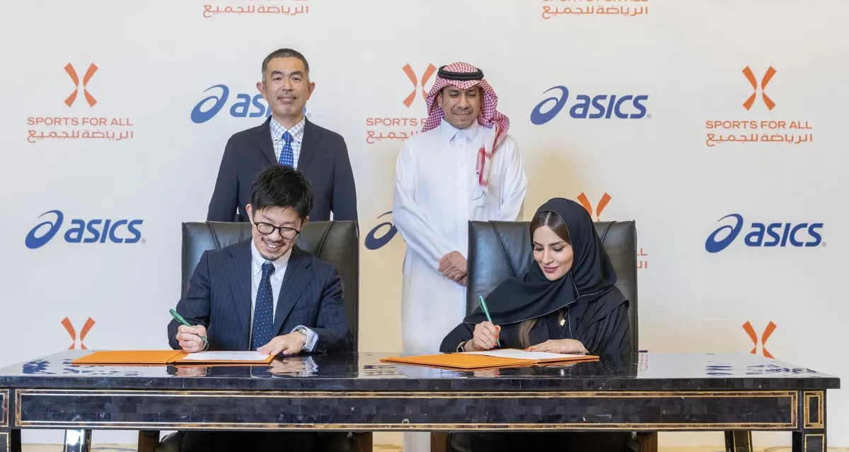 <strong>SAUDI SPORTS FOR ALL TEAMS UP WITH ASICS TO ENHANCE COMMUNITY SPORTS IN SAUDI ARABIA</strong>