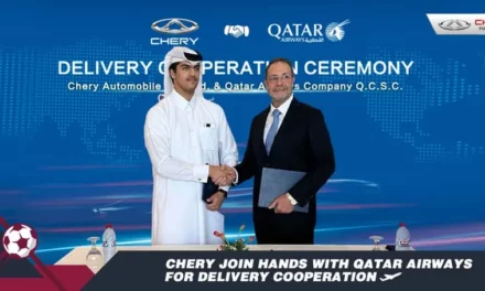 Chery auto and Qatar Airways signed partnership to be the official designated vehicle