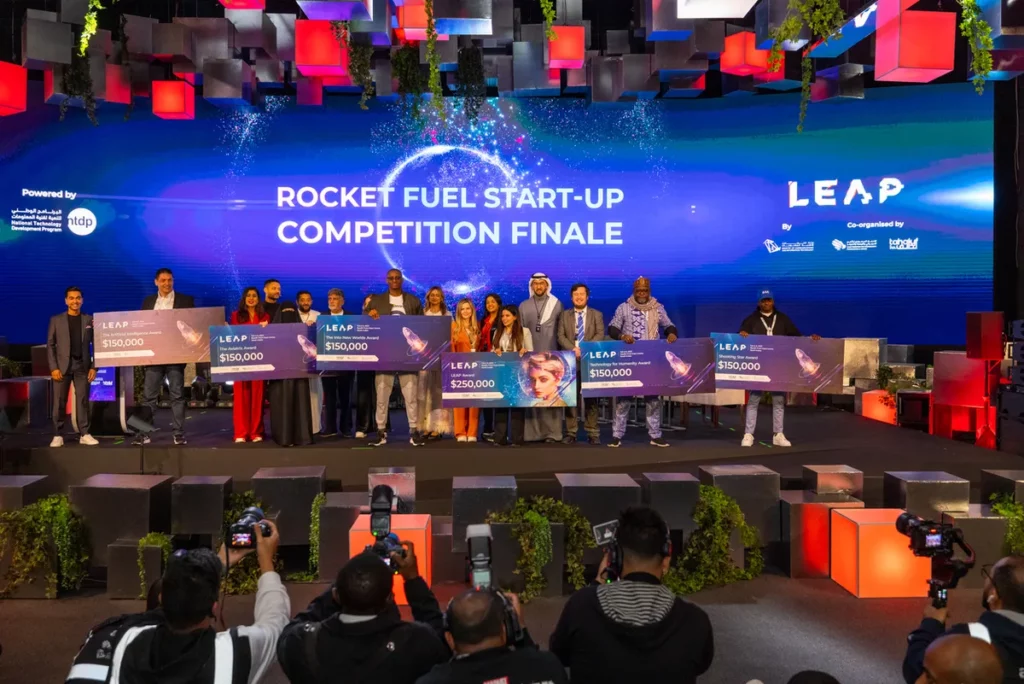 The second annual LEAP Rocket Fuel Startup Pitch Challenge was a collaboration between the Kingdom’s MCIT, the MiSK Foundation, and NTDP_ssict_1200_801