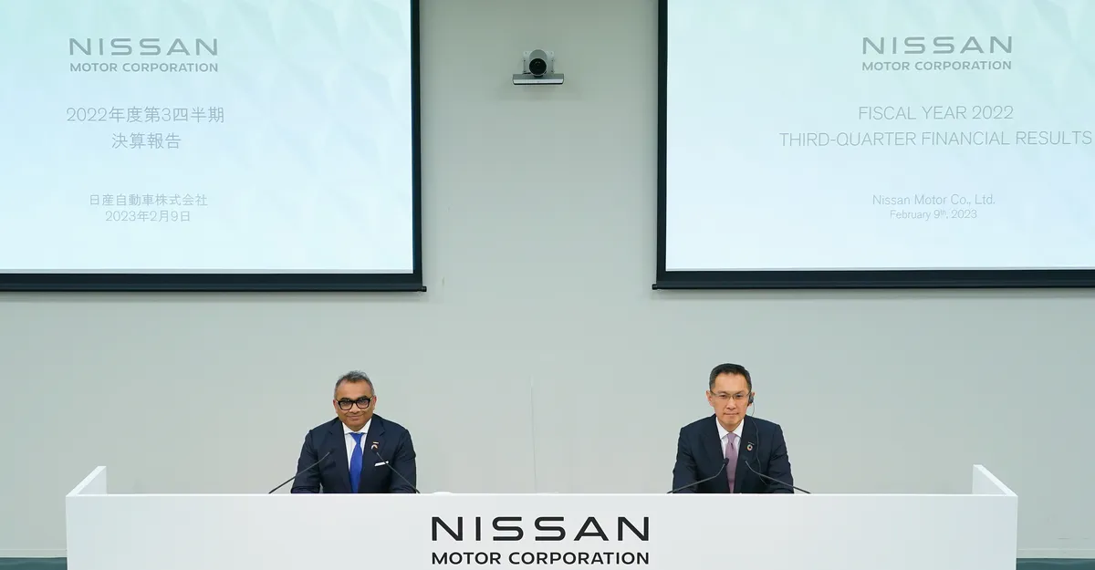 Nissan reports April-December results for fiscal year 2022