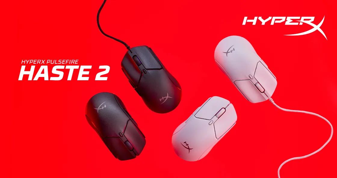 HyperX Now Shipping Pulsefire Haste 2 Wired and Wireless Gaming Mice 