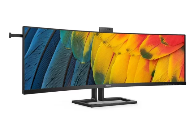 New Philips Monitor is Released with SuperWide Docking Monitor with Noise-Canceling 5MP Webcam