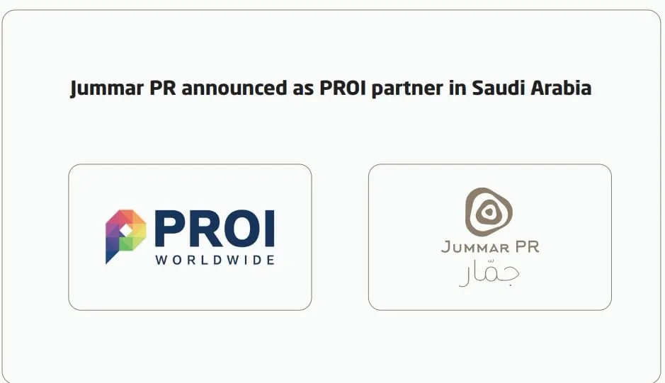 Saudi Arabian Jummar PR & Communication Joins PROI Worldwide
